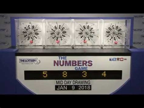 The Numbers Game Midday Numbers .